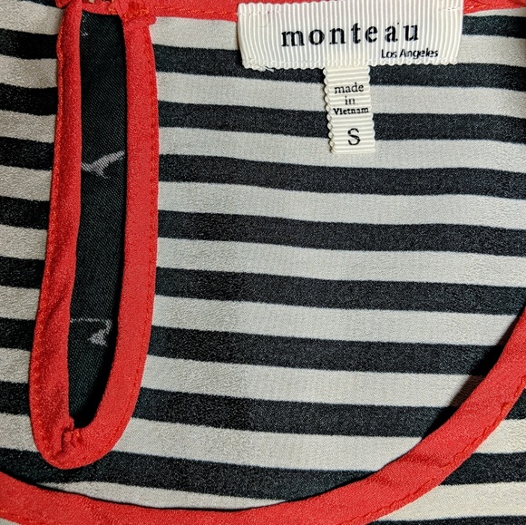 Monteau Los Angeles striped sleeveless dress - Picture 4 of 8